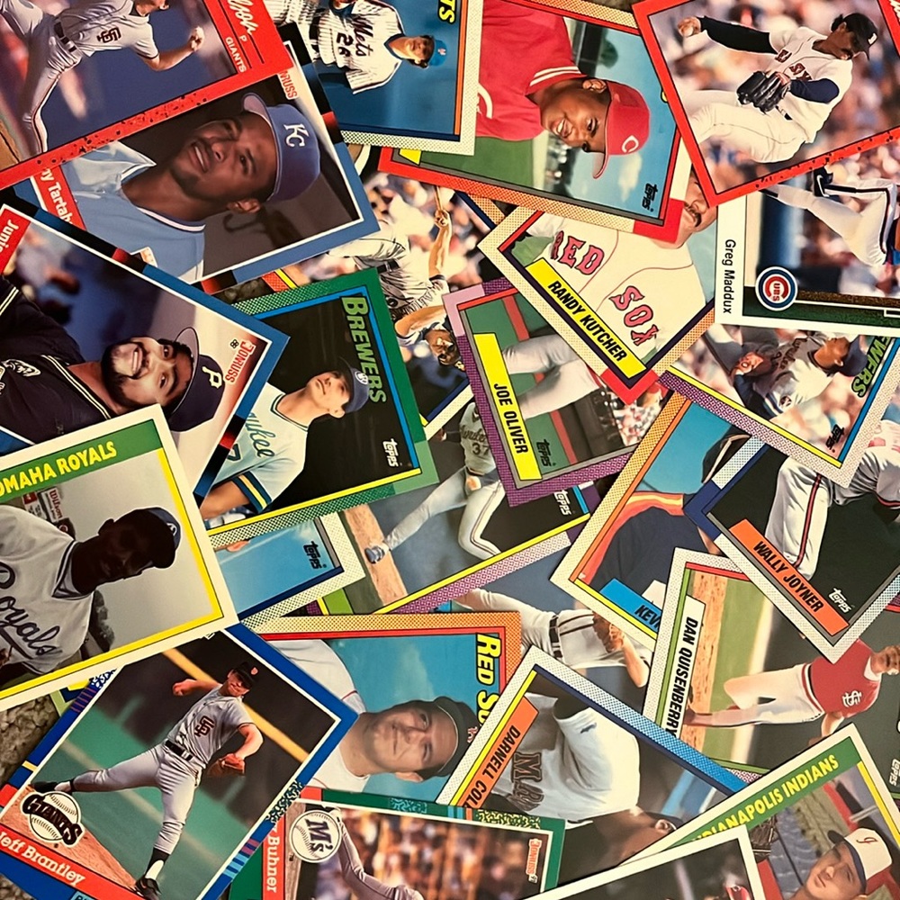 Huge lot of random vintage baseball